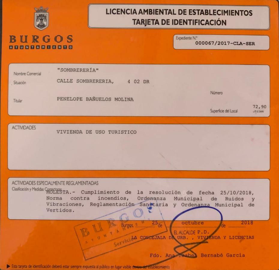 Apartamento Sombrereria Rimbombin Burgo Exteriér fotografie